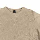 Vintage Gap Shirt Adult MEDIUM Brown Textured Ribbed Knit Crewneck Cotton 90s