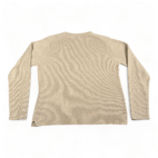 Vintage Gap Shirt Adult MEDIUM Brown Textured Ribbed Knit Crewneck Cotton 90s