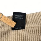 Vintage Gap Shirt Adult MEDIUM Brown Textured Ribbed Knit Crewneck Cotton 90s