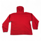 Vintage Abercrombie and Fitch Hoodie Adult MEDIUM Red Fleece Muscle Fit Crest Logo 90s
