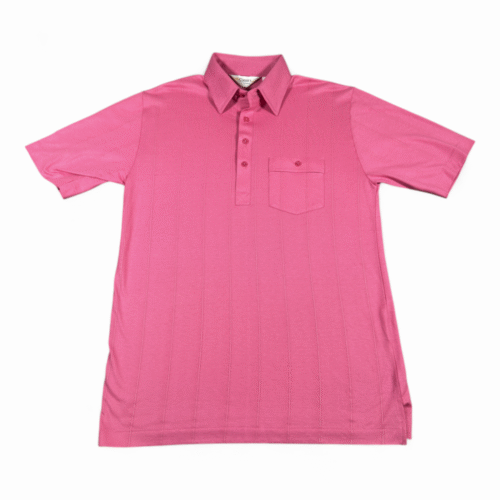 Vintage Classics by Palmland Polo Shirt Adult MEDIUM Pink Tennis Tail Pocket 90s