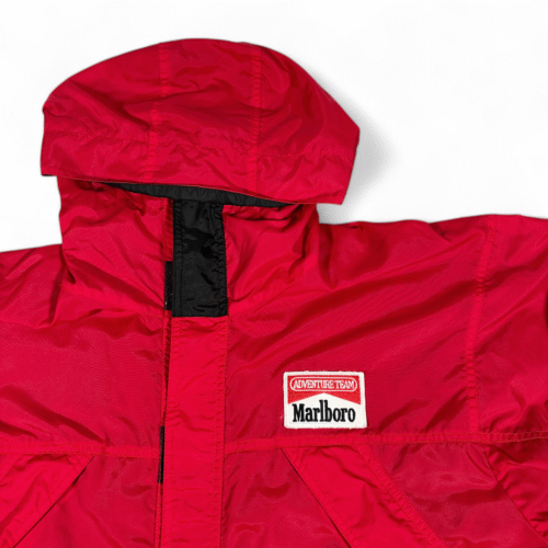 Vintage Marlboro Jacket Adult EXTRA LARGE Red Adventure Team Utility Outdoor 90s