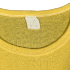 Vintage FootJoy Shirt Womens EXTRA SMALL Yellow Get Tuff Spell Out Golf 70s