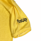 Vintage FootJoy Shirt Womens EXTRA SMALL Yellow Get Tuff Spell Out Golf 70s