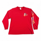 Vintage Disney Shirt Adult LARGE Red Mickey Mouse Cartoon Characters Store Y2K