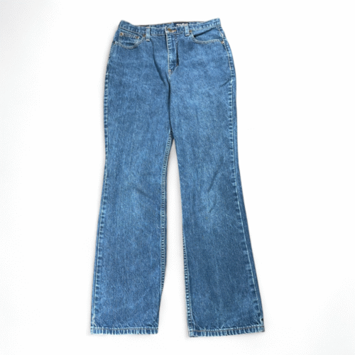 Vintage Eddie Bauer Jeans Mens 28x30 Blue Straight Retro Outdoor Denim 90s