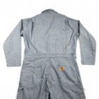 Vintage Wrangler Coveralls Mens 46R Blue Big Ben Twill Chevron Herringbone Carpenter 80s