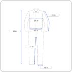 Vintage Wrangler Coveralls Mens 46R Blue Big Ben Twill Chevron Herringbone Carpenter 80s