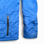 Eddie Bauer Jacket Adult LARGE Blue Goose Down Quilted Outdoor Lined Zip Pockets
