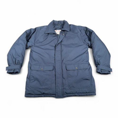 Vintage WearGuard Jacket Adult MEDIUM Blue Waterproof Quilted Workwear 90s
