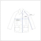 Vintage WearGuard Jacket Adult MEDIUM Blue Waterproof Quilted Workwear 90s