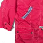 Vintage Basic Outlook Jacket Womens MEDIUM Pink Plaid Lined Utility Hood 90s