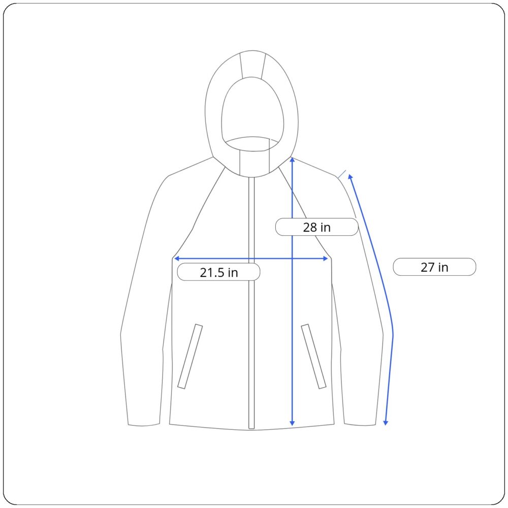 North Face Jacket Adult MEDIUM Blue Black DryVent Hooded Outdoor Gorpcore Y2K