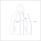 North Face Jacket Adult MEDIUM Blue Black DryVent Hooded Outdoor Gorpcore Y2K