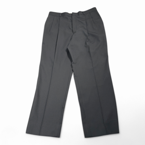 Vintage Sturbridge Classics Pants Mens 36x30 Black Wool Pleated Dress Trousers 80s