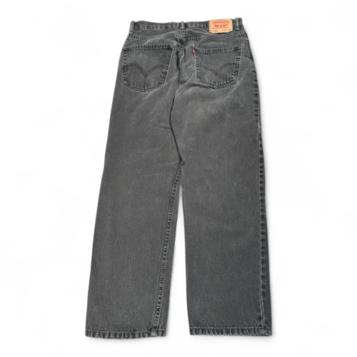 Vintage Levis 550 Jeans Mens 31x30 Black Relaxed Fit Tapered Denim Y2K 32x32 Tag