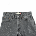 Vintage Levis 550 Jeans Mens 31x30 Black Relaxed Fit Tapered Denim Y2K 32x32 Tag