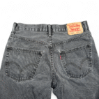 Vintage Levis 550 Jeans Mens 31x30 Black Relaxed Fit Tapered Denim Y2K 32x32 Tag