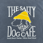 Salty Dog Cafe Shirt Adult MEDIUM Blue Cotton Hilton Head South Carolina Y2K