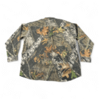 Vintage Mossy Oak Shirt Adult 2XL XXL Brown Camouflage Flannel Chamois Hunting