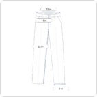 Vintage Levis Pants Mens 33x32 Gray Flared Sta Prest Trousers Polyester 70s
