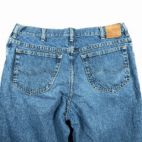 Vintage Lee Jeans Mens 34x32 Blue Relaxed Fit Straight Leg Medium Wash 90s