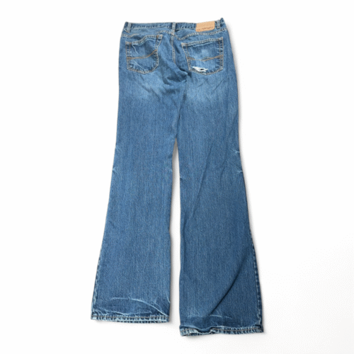 Aeropostale Jeans Mens 32x34 Blue Slim Fit Bootcut Driggs Distressed Dark Wash