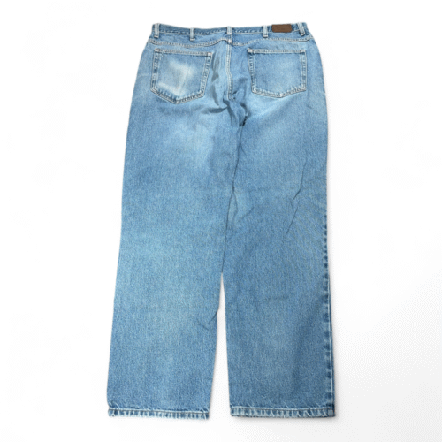 Vintage LL Bean Jeans Mens 36x32 Blue Relaxed Fit Straight Leg Light Wash Y2K