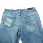 Vintage LL Bean Jeans Mens 36x32 Blue Relaxed Fit Straight Leg Light Wash Y2K