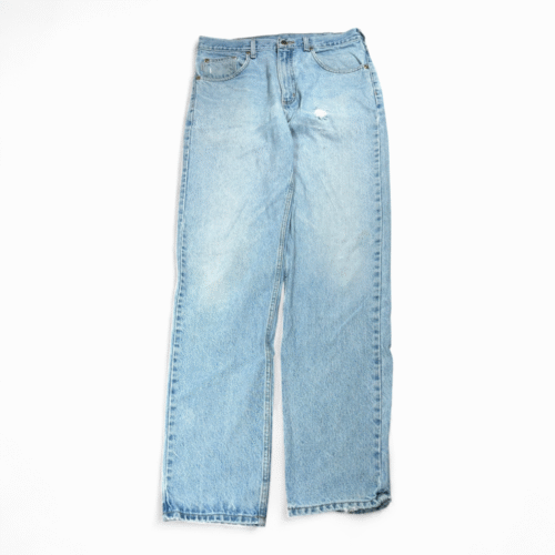 Carhartt Jeans Mens 33x34 Blue Stonewash Relaxed Fit B17 Straight Workwear