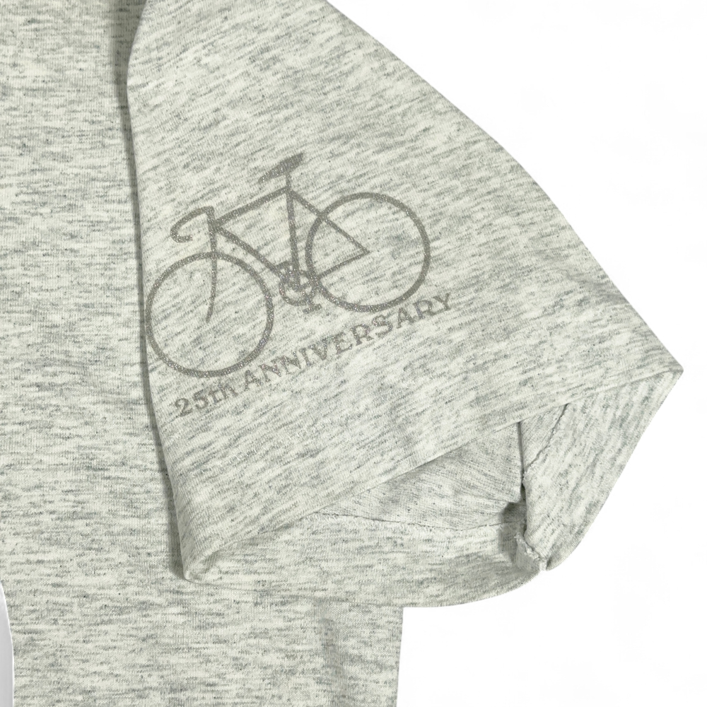 Vintage Hilly Hundred Shirt Adult LARGE Gray 1992 Cycling Bike Race Indiana 90s