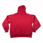 Vintage Disney Sweater Adult MEDIUM Red Mickey Mouse Hoodie Varsity Applique 1928 Y2K