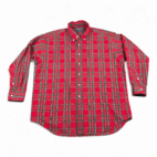 Vintage Ralph Lauren Shirt Adult LARGE Red Plaid Pony Big Oversize Preppy 90s