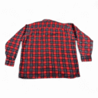 Vintage Saugatuck Dry Goods Shirt Adult EXTRA LARGE Red Blue Plaid Flannel 90s