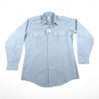 Flying Cross Shirt Adult LARGE Blue Uniform Dress Police Security Mail Carrier