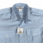 Flying Cross Shirt Adult LARGE Blue Uniform Dress Police Security Mail Carrier
