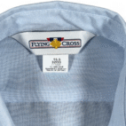 Flying Cross Shirt Adult LARGE Blue Uniform Dress Police Security Mail Carrier