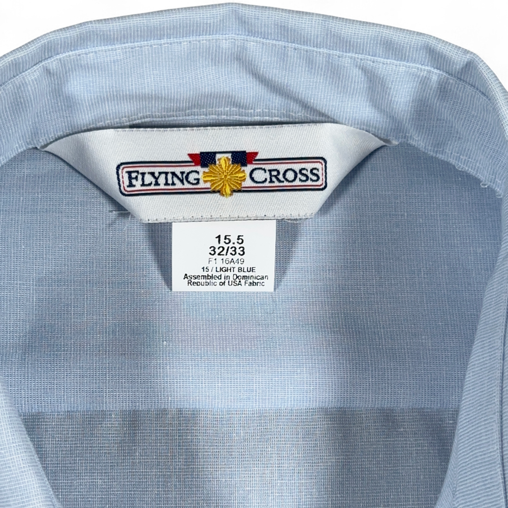 Flying Cross Shirt Adult LARGE Blue Uniform Dress Police Security Mail Carrier-5 Flying Cross Shirt Adult LARGE Blue Uniform Dress Police Security Mail Carrier
