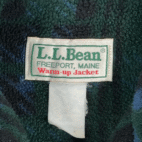 Vintage LL Bean Jacket Womens LARGE Black Bomber Warm Up Insulated USA 90s