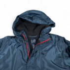 Vintage Gap Anorak Jacket Adult MEDIUM Blue Pullover Hoodie Utility Outdoor 90s