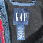 Vintage Gap Anorak Jacket Adult MEDIUM Blue Pullover Hoodie Utility Outdoor 90s