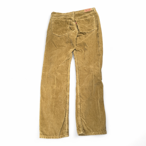 Levis Pants Mens 30x30 Brown Corduroy Skater Straight Fit 28x30 Tag