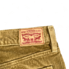 Levis Pants Mens 30x30 Brown Corduroy Skater Straight Fit 28x30 Tag