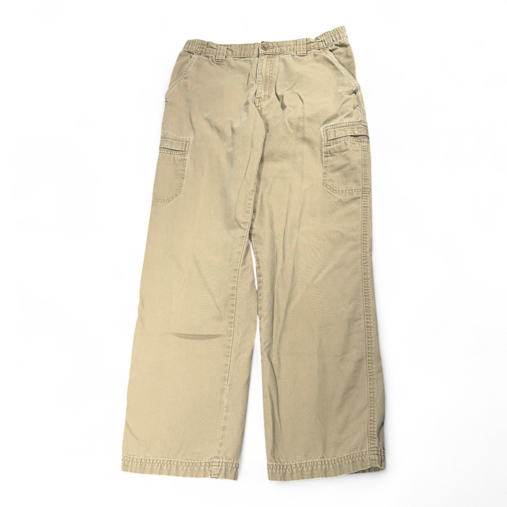 Vintage LL Bean Cargo Pants Mens 33x30 Brown Cotton Outdoor Gorpcore Twill Y2K-1 Vintage LL Bean Cargo Pants Mens 33x30 Brown Cotton Outdoor Gorpcore Twill Y2K
