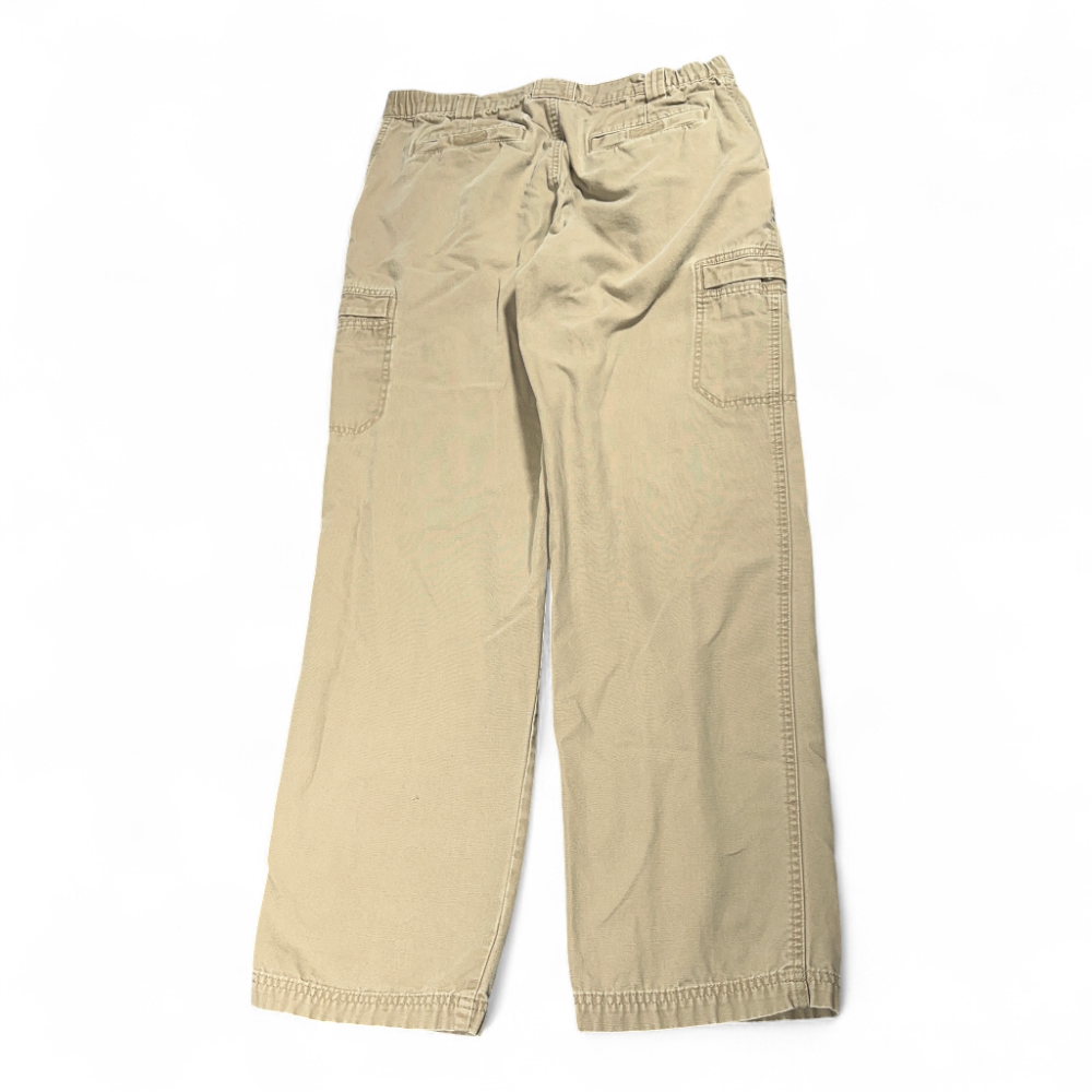 Vintage LL Bean Cargo Pants Mens 33x30 Brown Cotton Outdoor Gorpcore Twill Y2K-2 Vintage LL Bean Cargo Pants Mens 33x30 Brown Cotton Outdoor Gorpcore Twill Y2K