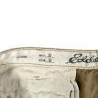 Eddie Bauer Pants Mens 36x28 Brown Khaki Tan Classic Fit Cotton Legend Wash