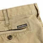 Eddie Bauer Pants Mens 36x28 Brown Khaki Tan Classic Fit Cotton Legend Wash