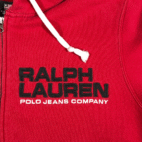 Vintage Polo Jeans Company Sweater Adult LARGE Red Ralph Lauren Hoodie 67 90s
