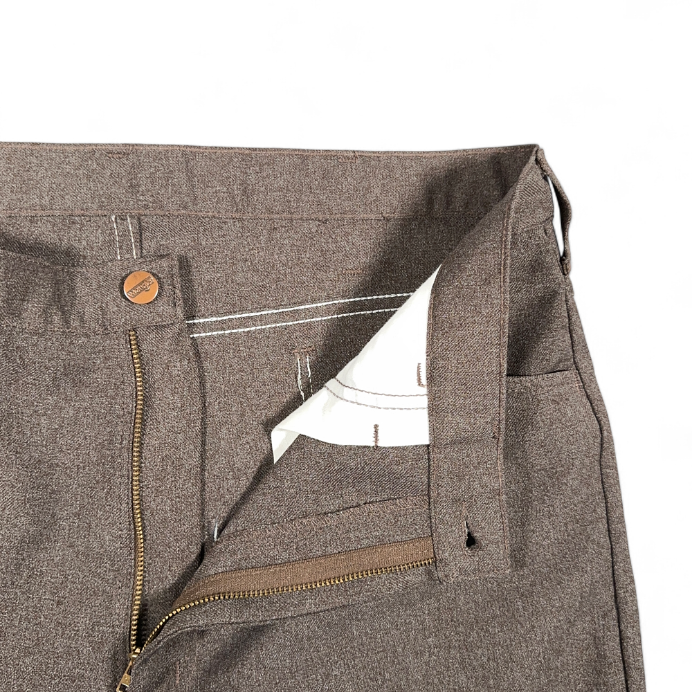 Vintage Wrangler Pants Mens 36x31 Brown Wrancher Dress Jeans Cowboy USA Made 70s-4 Vintage Wrangler Pants Mens 36x31 Brown Wrancher Dress Jeans Cowboy USA Made 70s