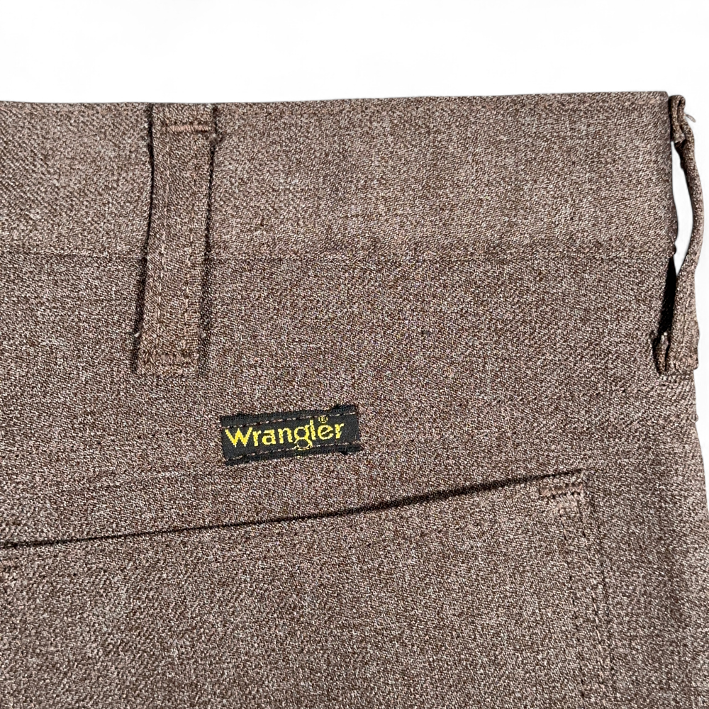 Vintage Wrangler Pants Mens 36x31 Brown Wrancher Dress Jeans Cowboy USA Made 70s-8 Vintage Wrangler Pants Mens 36x31 Brown Wrancher Dress Jeans Cowboy USA Made 70s